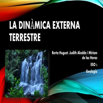 La dinàmica externa terrestre