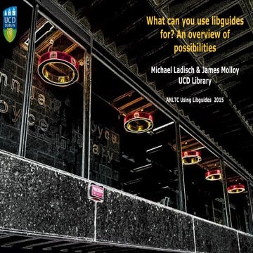 What Can You Use LibGuides For? An Overview of Possibilities