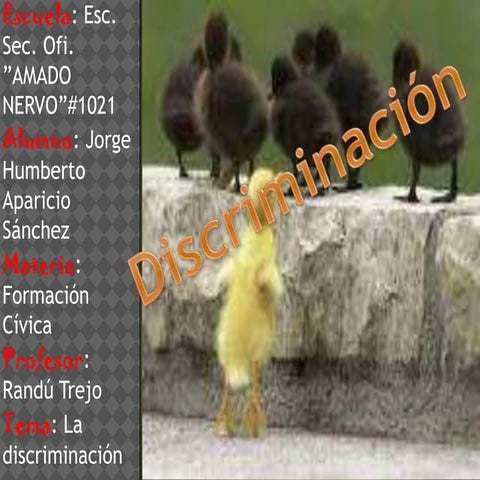 La discriminacion