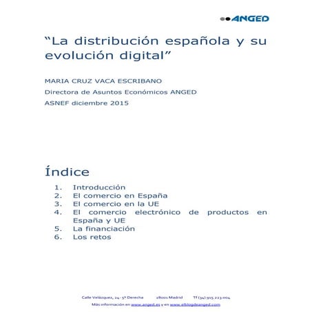 La distribución española y la transformación digital