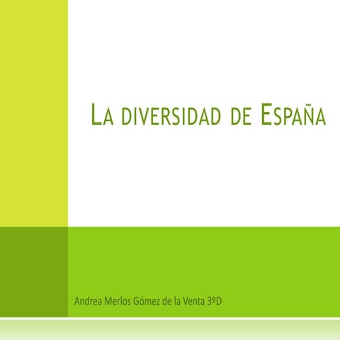 La diversidad de españa