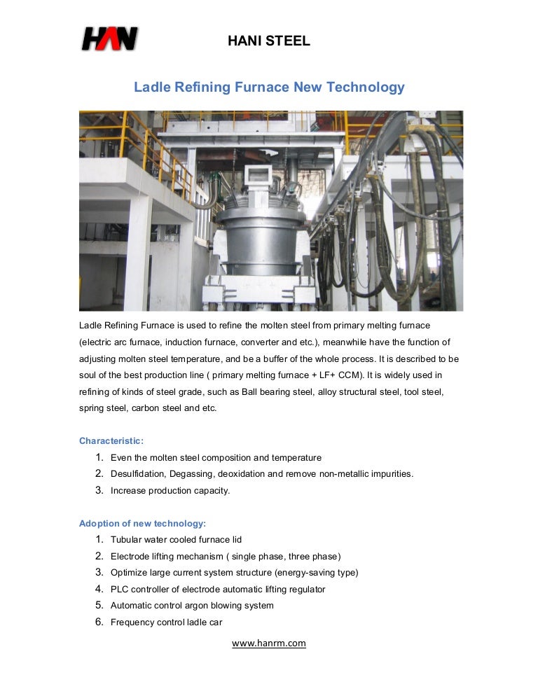 Ladle Refining Furnace New Technology