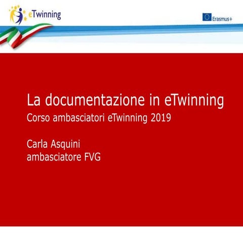La documentazione in eTwinning
