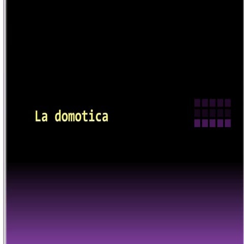 La domotica