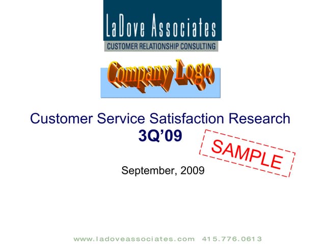 Customer Satisfaction Research Repo...