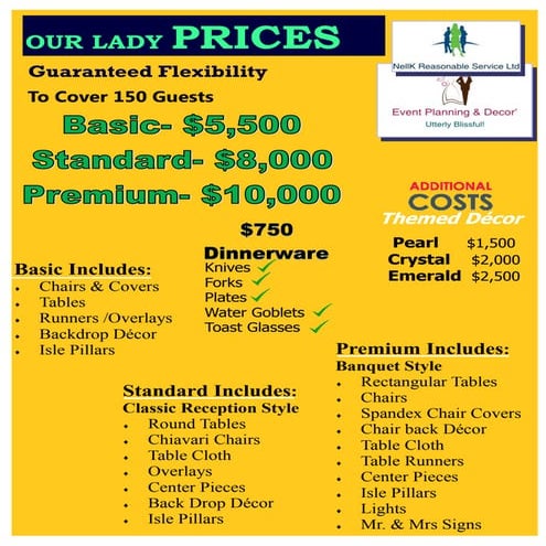 Lady  prices decor department