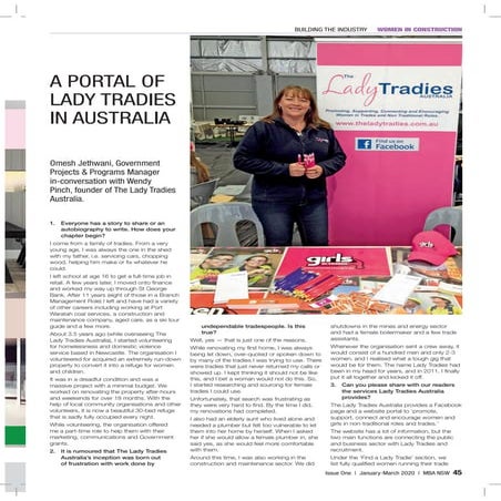 Workplace Gender Equality In The Construction Industry | PDF