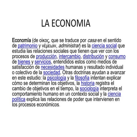 La economia