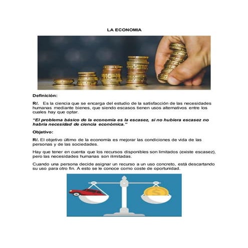 Introducción a la Economía | PPTX