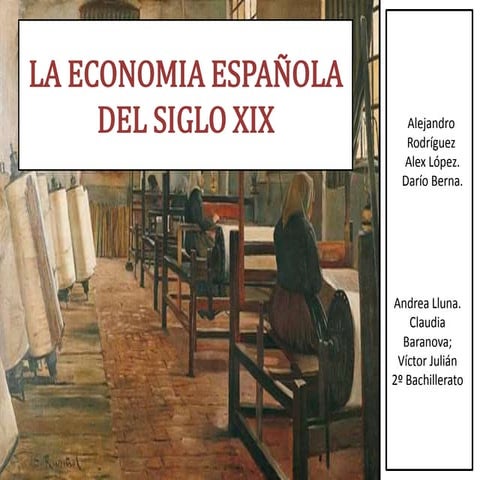 La economia española del siglo xix (1)