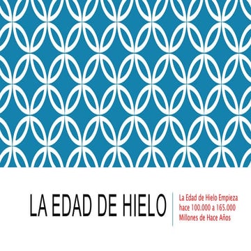 La edad de hielo