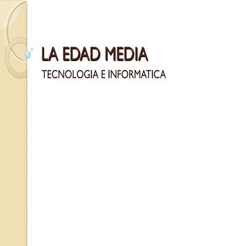 La edad media