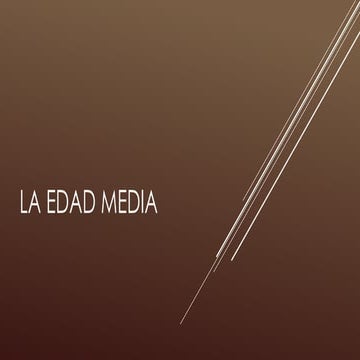 La edad media