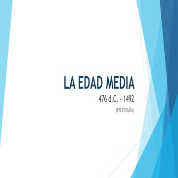 La edad media 5º