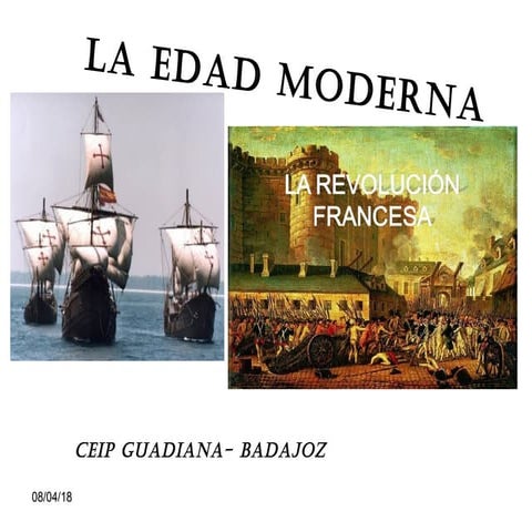 La edad moderna