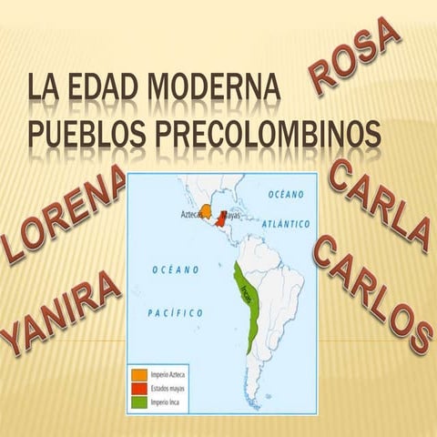 La Edad Moderna Pueblos Precolombinos