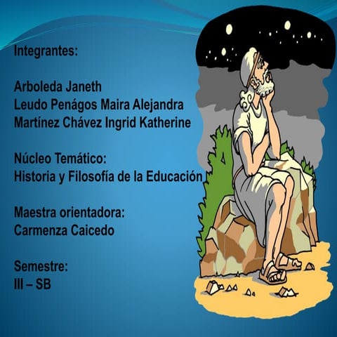 La educación en la humanidad original