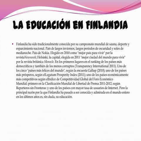 La educacion