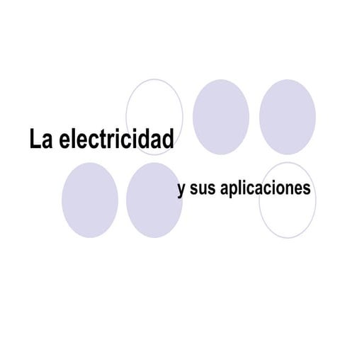 3º ESO:   ELECTRICIDAD