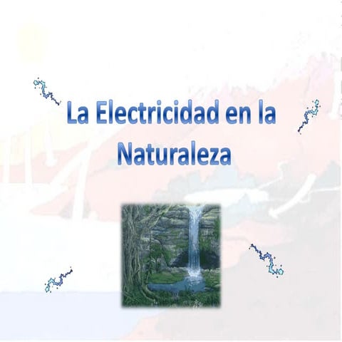 La electricidad