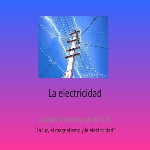La electricidad