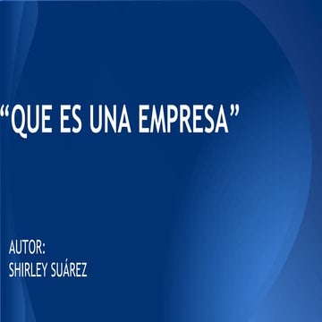 La empresa