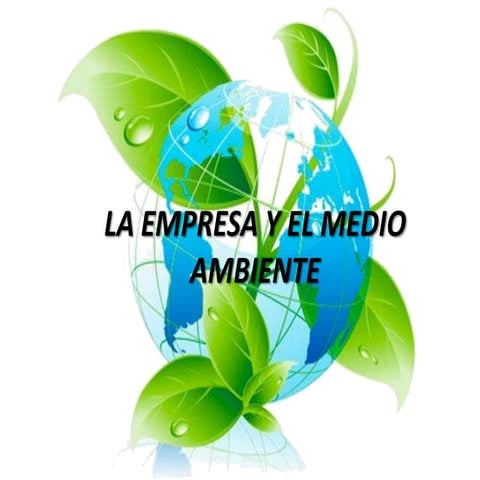 La empresa y el medio ambiente | PPSX