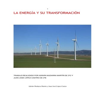 La energía y su transformación