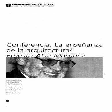 La enseñanza de la arquitectura