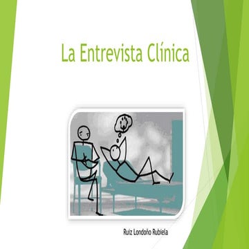 La entrevista clínica preserntación