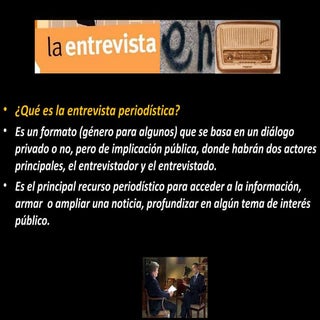 La entrevista radial