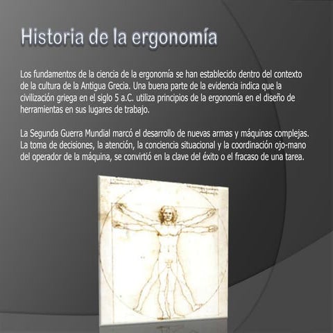 La ergonomia