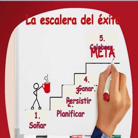 La escalera del exito metas | PPTX