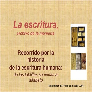 La escritura.ppt