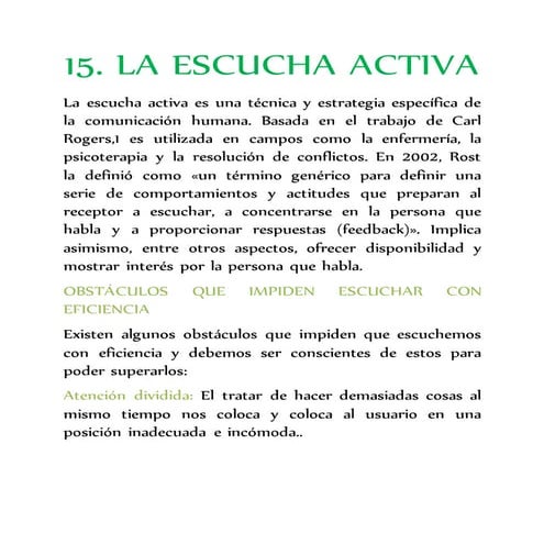 La escucha activa 15