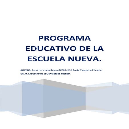 La Escuela Nueva