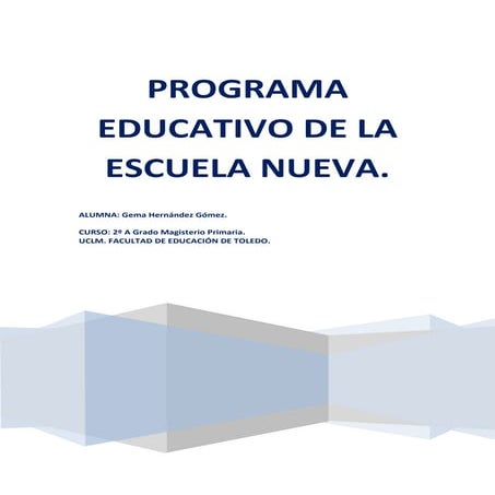 La Escuela Nueva