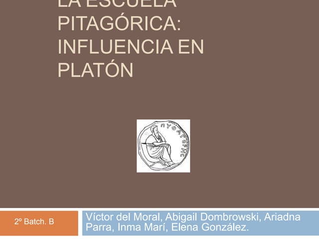 La escuela pitagórica