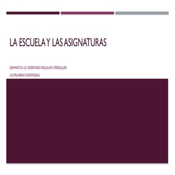 La escuela y las asignaturas.pptx - spanish language