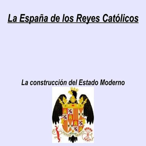 La España de Los Reyes Católicos
