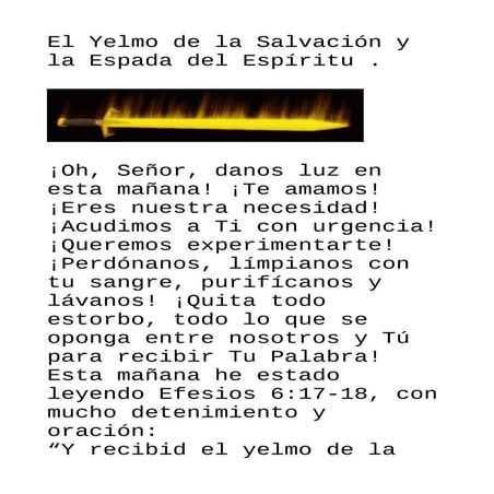 La espada del espiritu q es la palabra de dios | ODT