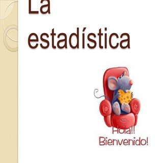 La estadística