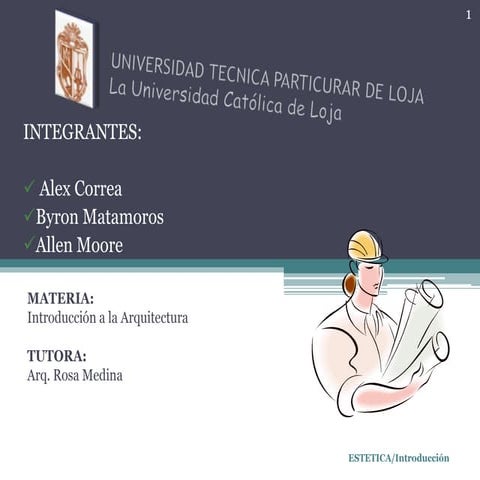 La Estetica En Una Obra Arquitectonica