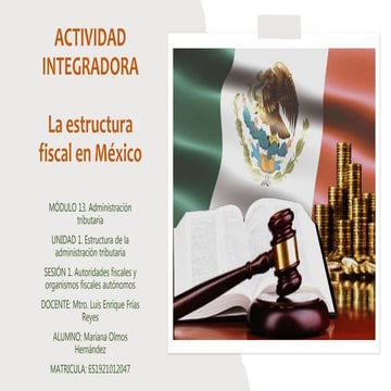 La estructura fiscal en México | PPTX