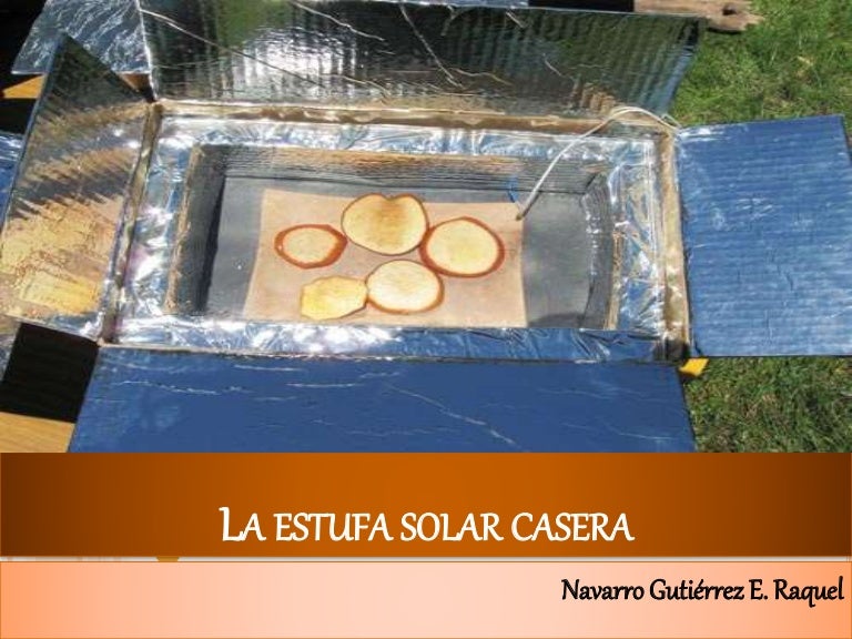 La estufa solar casera