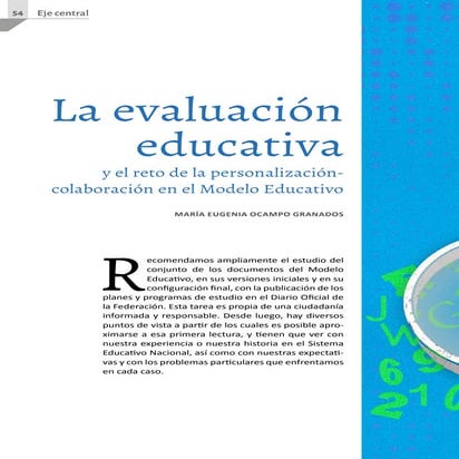 La Evaluación Educativa INEE | PDF