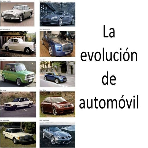 La evolución de automóvil
