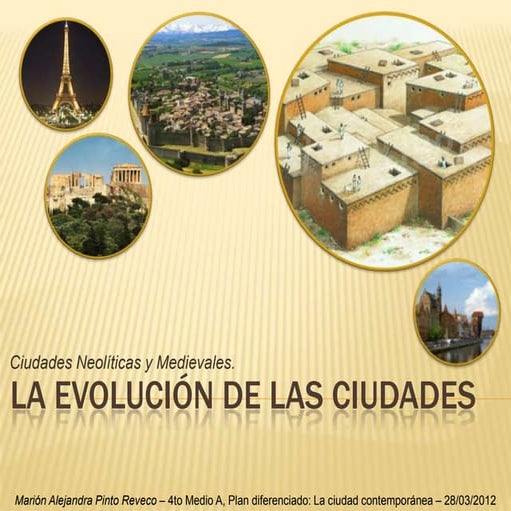 La evolución de las ciudades