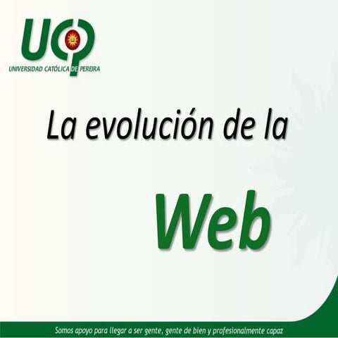 La evolución de la web