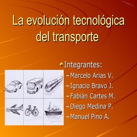 La evolución tecnológica del transporte
